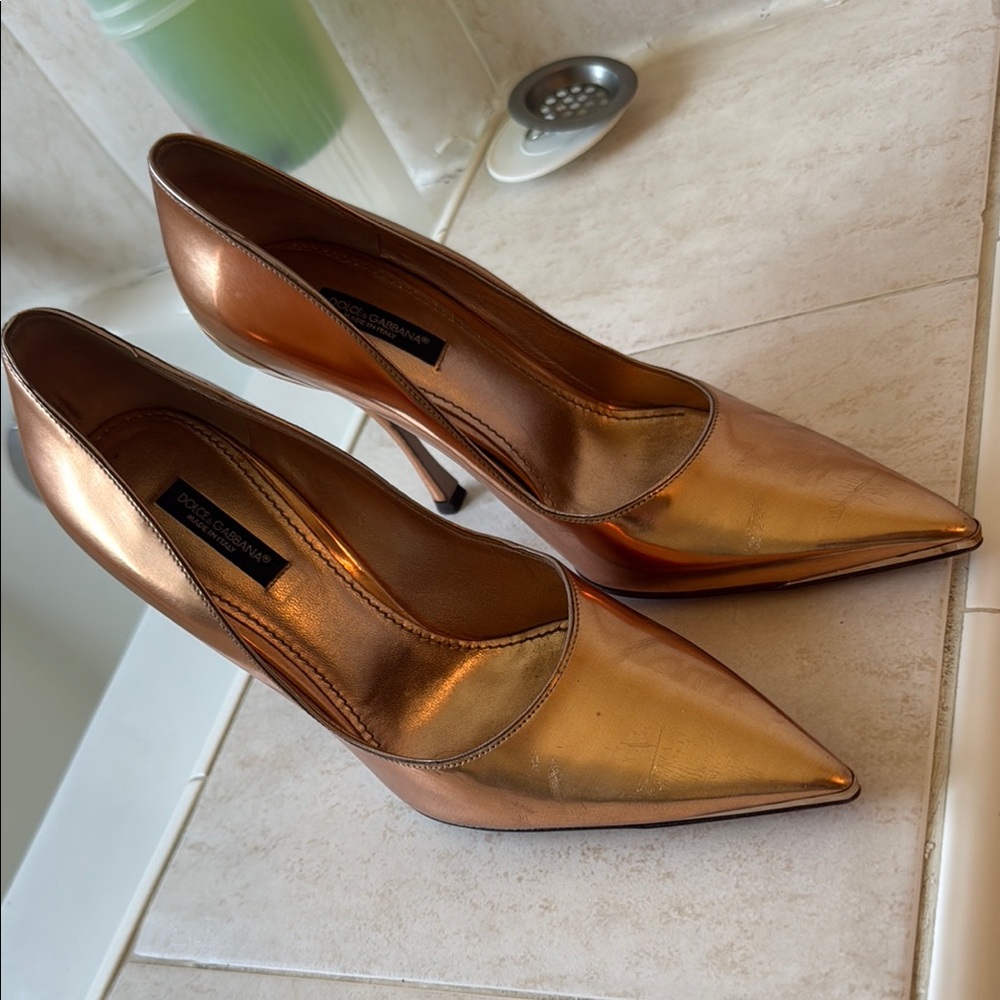Dolce & Gabbana Women's Gold Heels